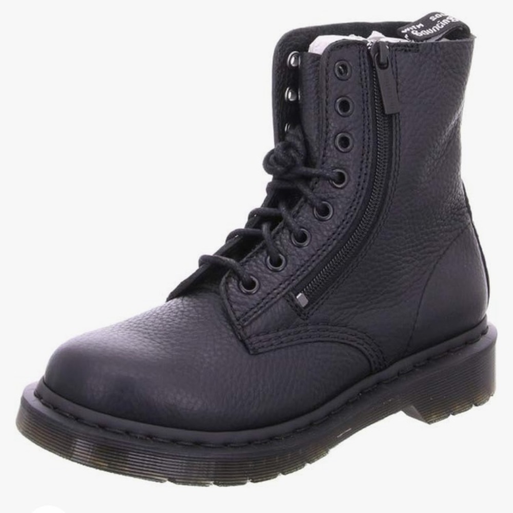 Doc marten all black ankle boots